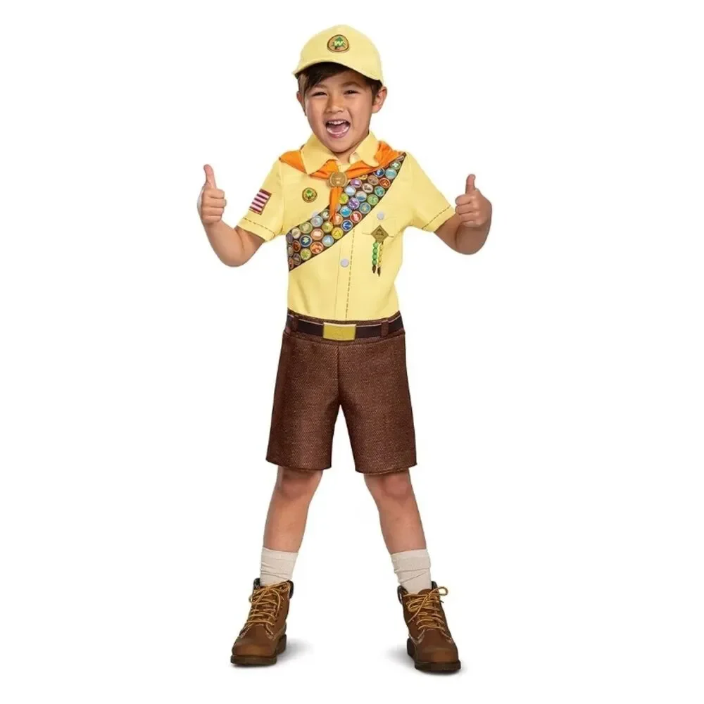 Disguise Russell from Up Costume, Disney Pixar Movie Character Outfit M (7-8)